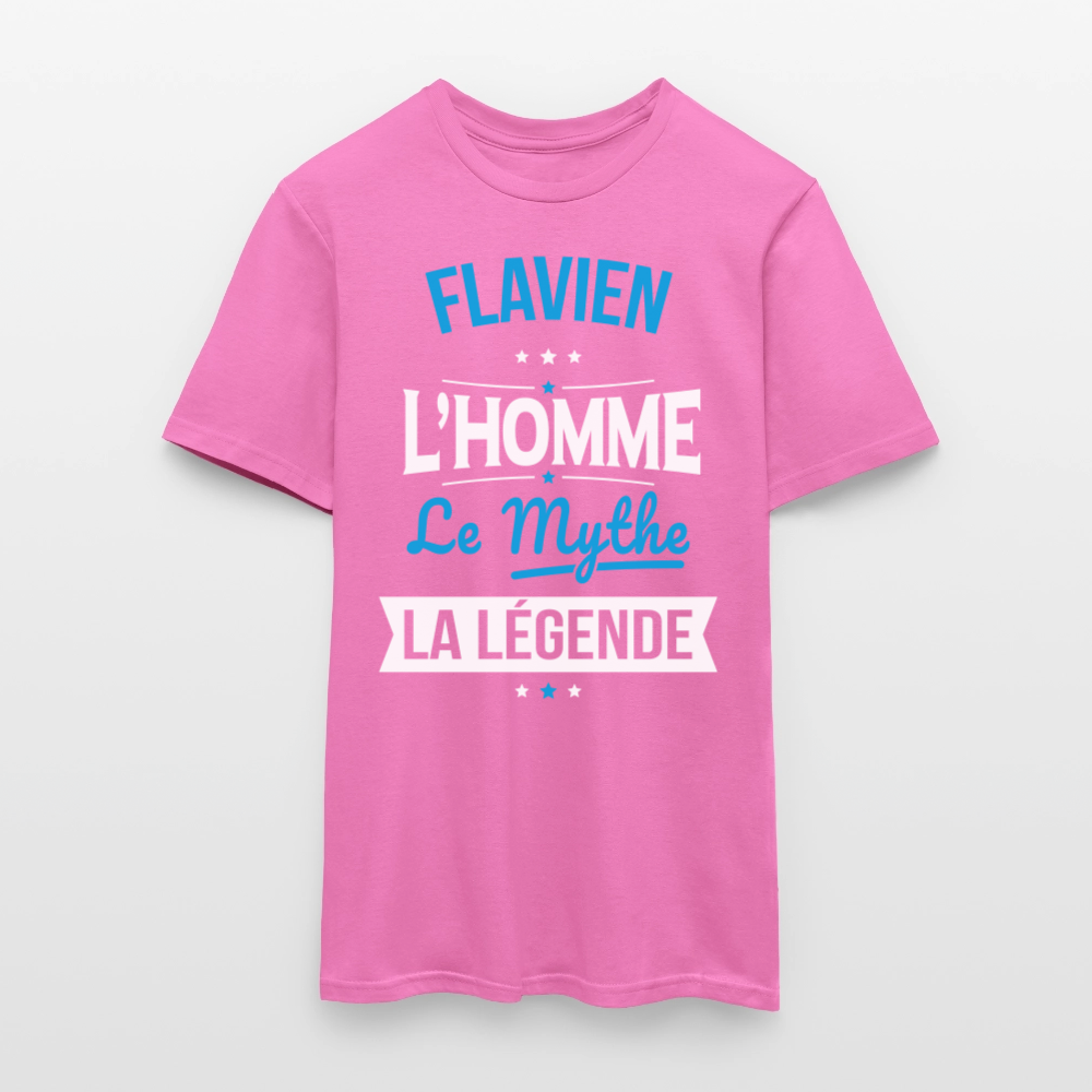 T-shirt Homme - Flavien - l'Homme - le Mythe - la Légende - rose