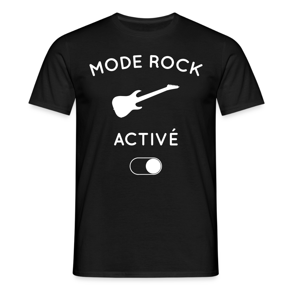 T-shirt Homme - Mode rock activé - noir