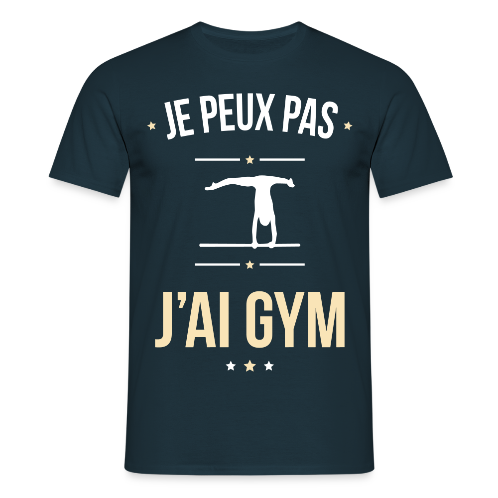 T-shirt Homme - Je peux pas j'ai Gym - marine