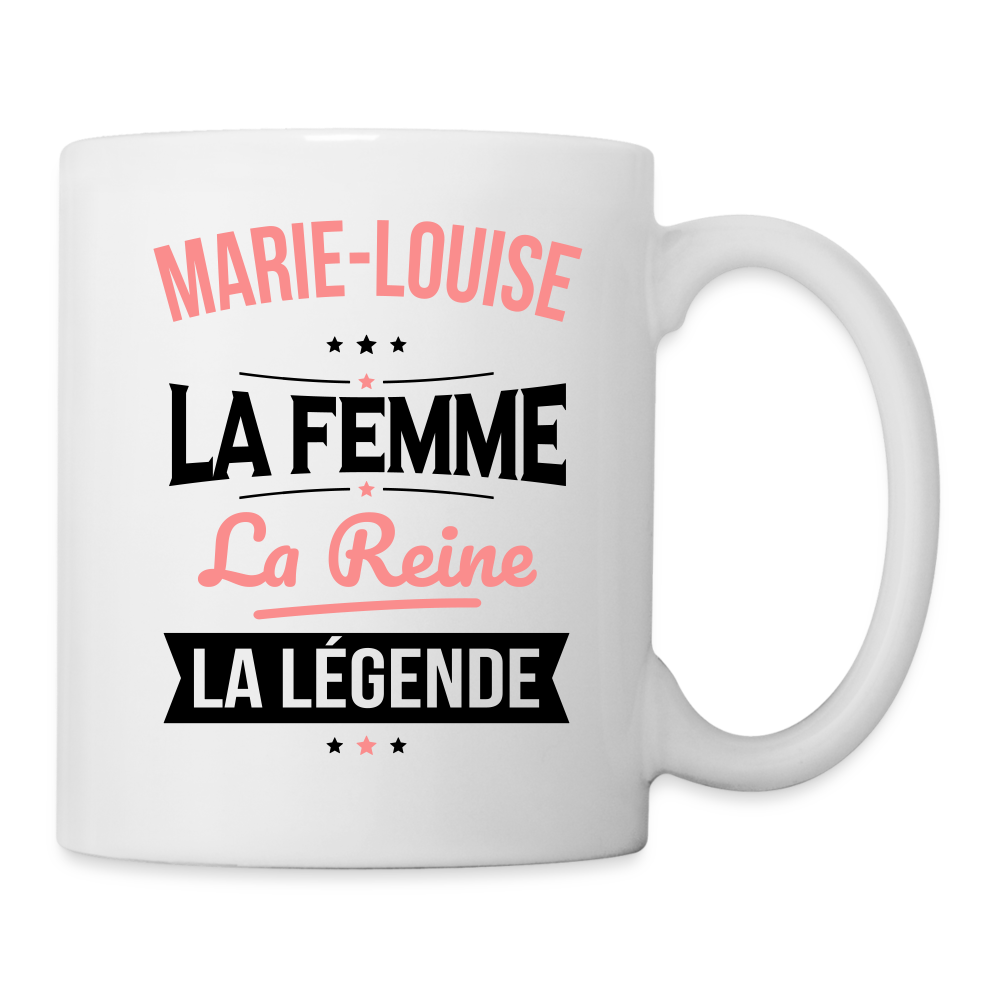 Mug blanc - Marie-Louise - la Femme - la Reine - la Légende - blanc
