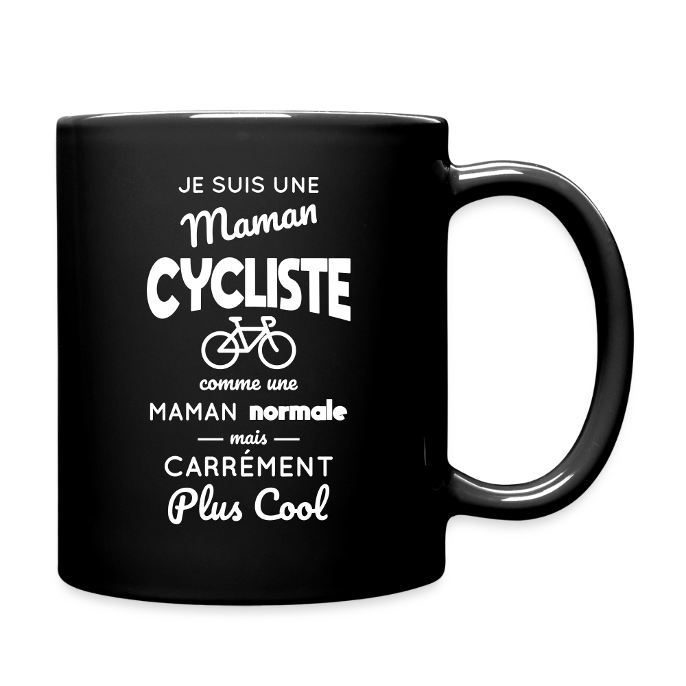 Mug uni - Maman cycliste plus cool - noir