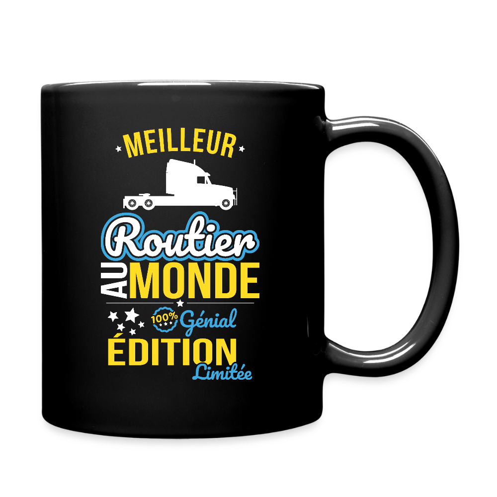 Mug uni - Meilleur Routier au monde - 100% génial - noir
