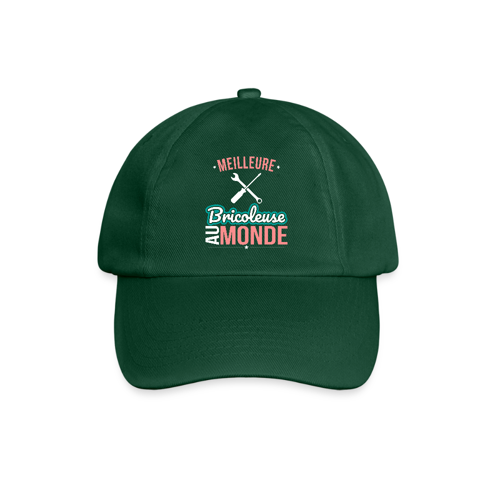 Casquette classique - Meilleure bricoleuse au monde - vert bouteille