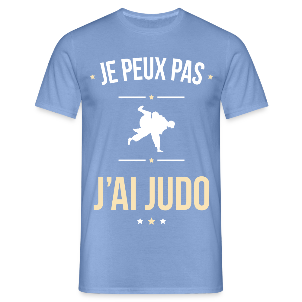 T-shirt Homme - Je peux pas j'ai Judo - carolina blue
