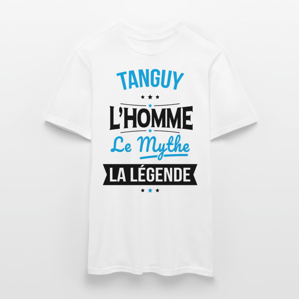T-shirt Homme - Tanguy - l'Homme - le Mythe - la Légende - blanc