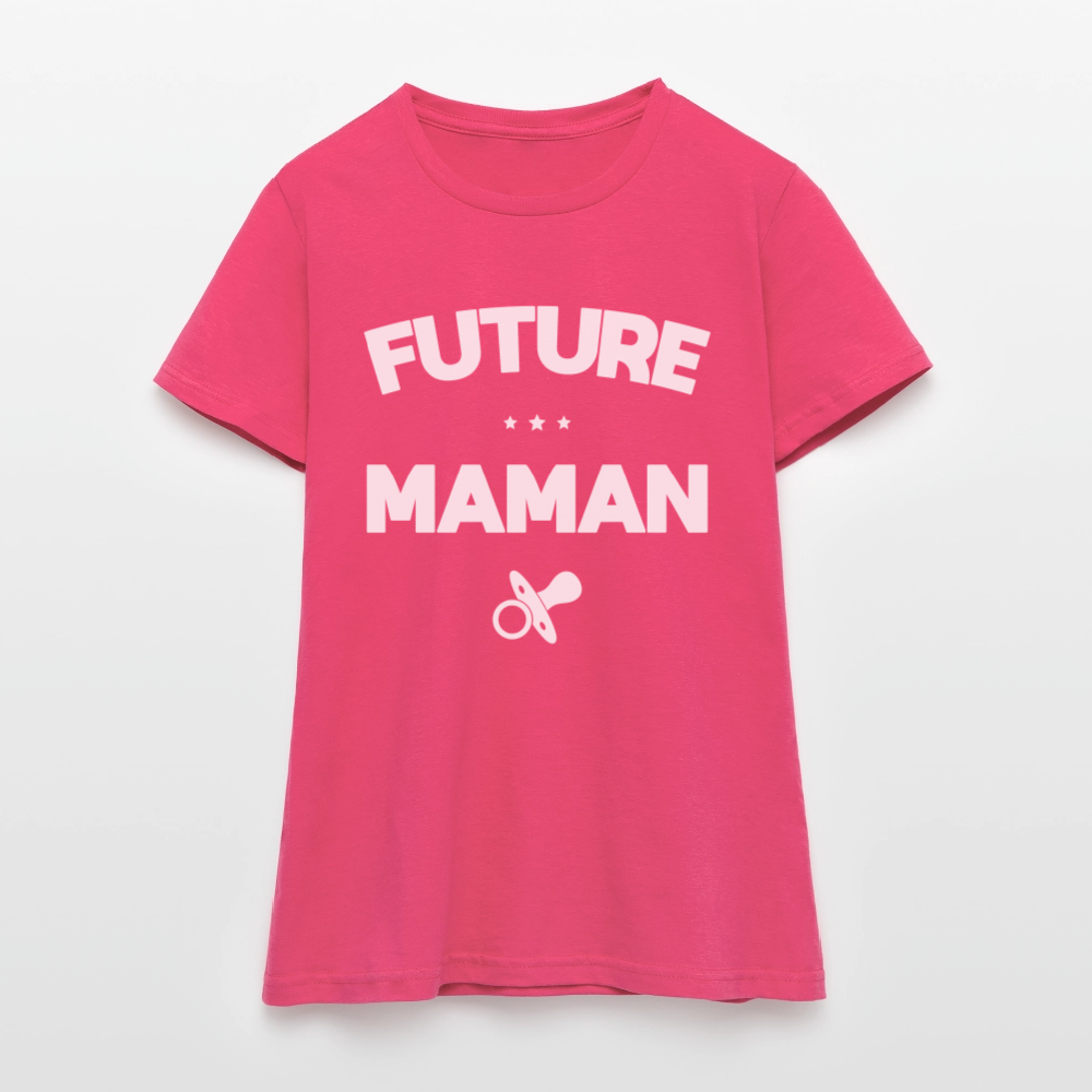 T-shirt Femme - Future Maman - rose azalée