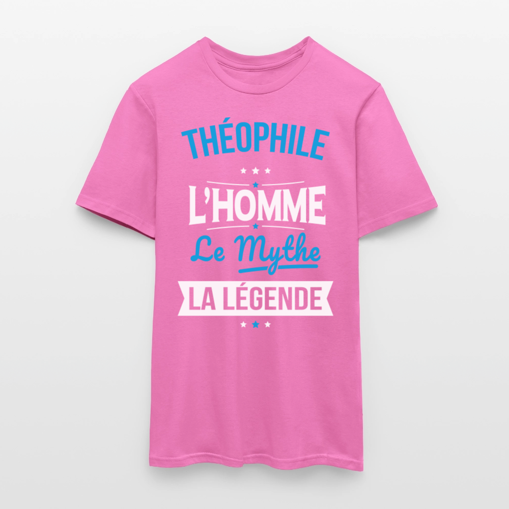T-shirt Homme - Théophile - l'Homme - le Mythe - la Légende - rose