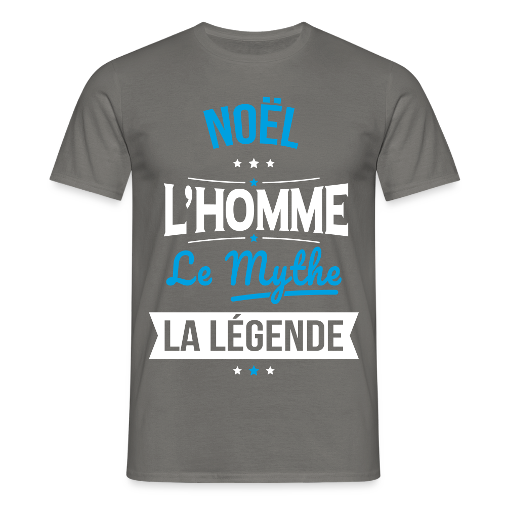 T-shirt Homme - Noël - l'Homme - le Mythe - la Légende - gris graphite