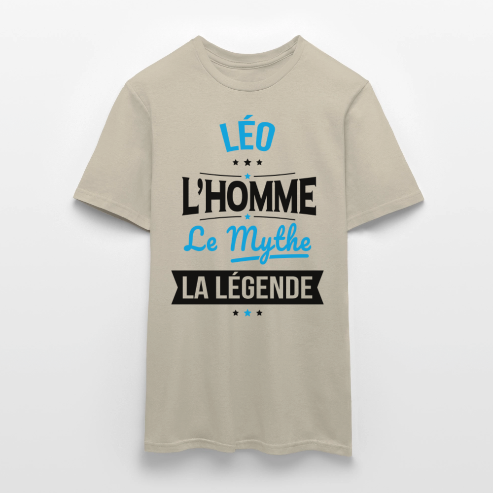 T-shirt Homme - Léo - l'Homme - le Mythe - la Légende - beige sable