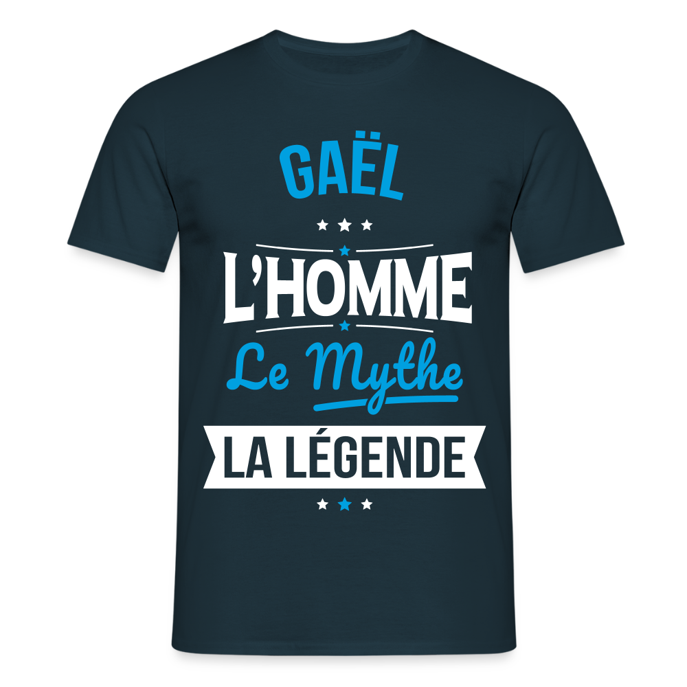 T-shirt Homme - Gaël - l'Homme - le Mythe - la Légende - marine