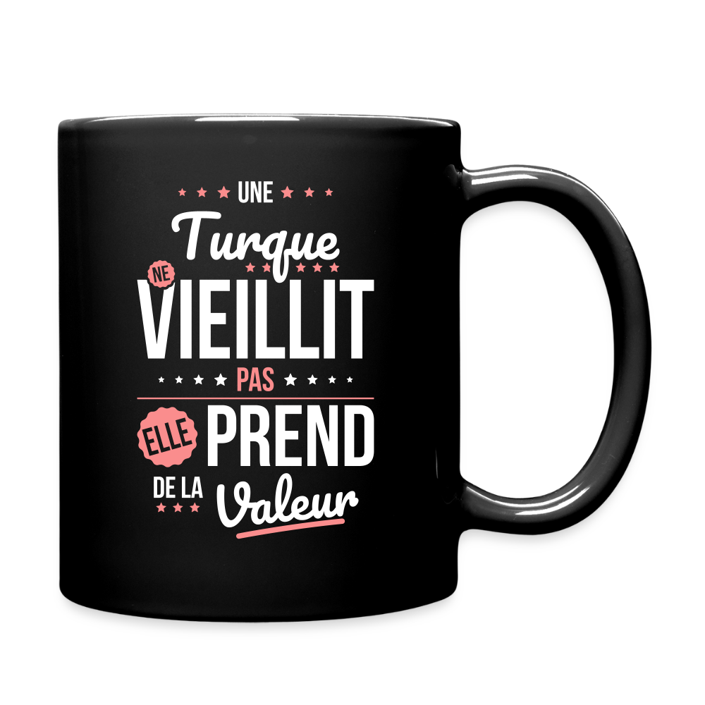Mug uni - Une Turque ne vieillit pas - noir