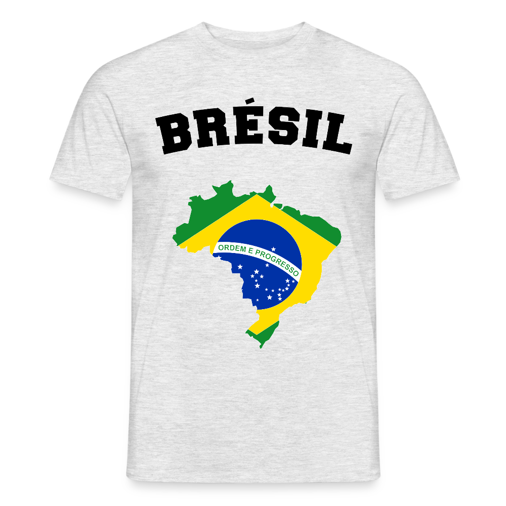 T-shirt Homme coloris clair - Brésil - gris chiné
