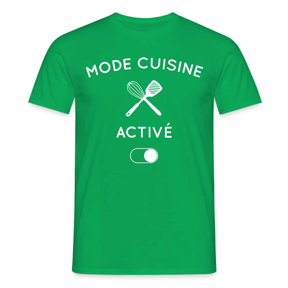T-shirt Homme - Mode cuisine activé - vert