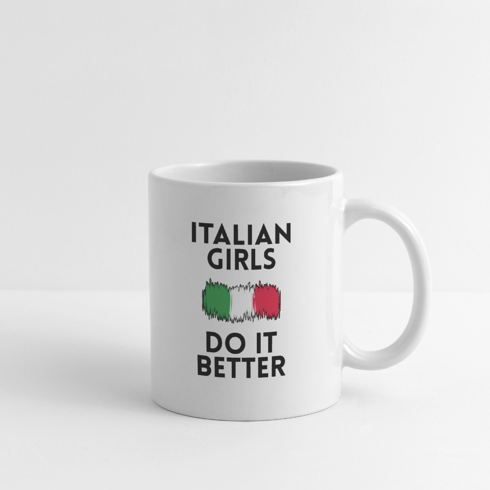 Mug blanc - Italian Girls Do It Better - blanc