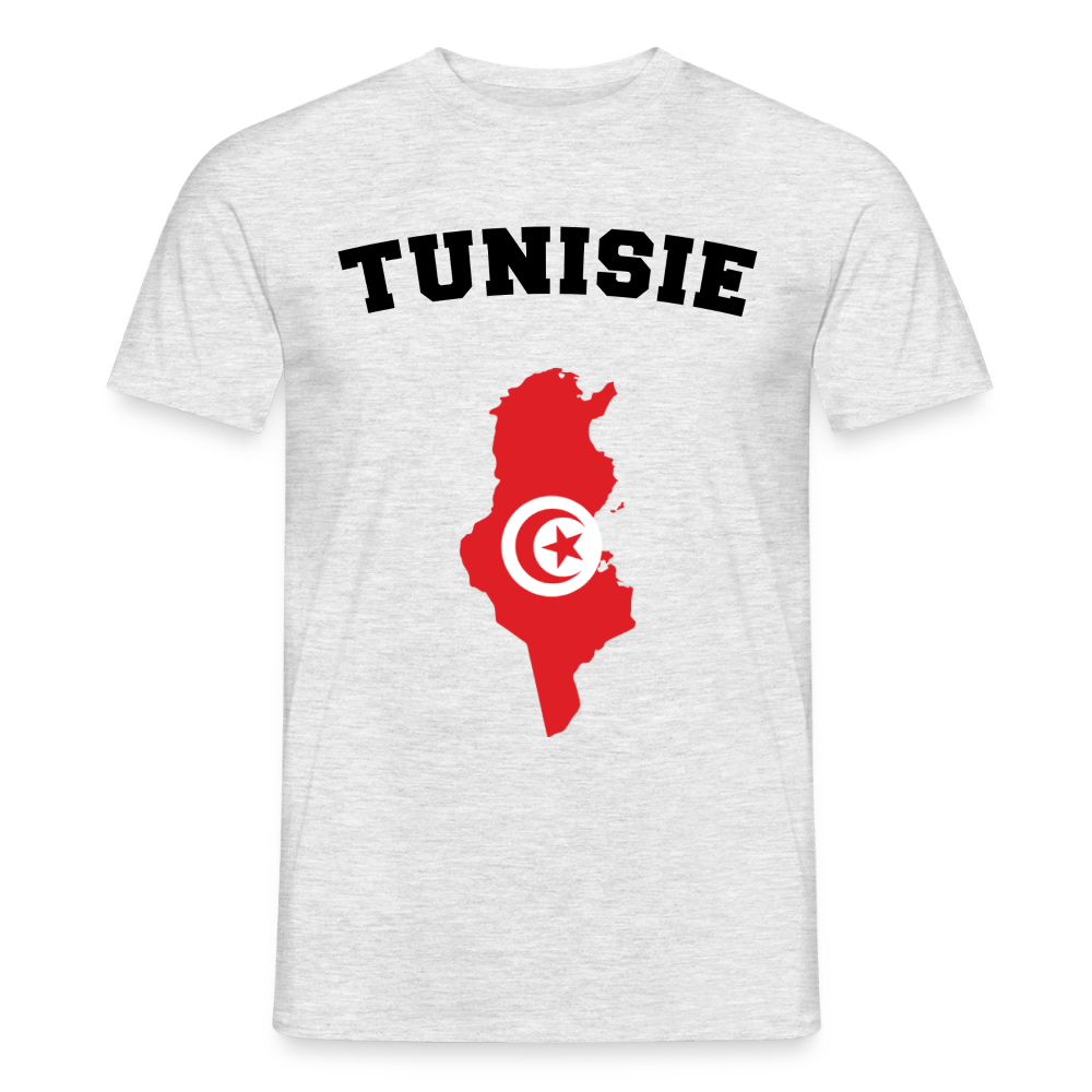 T-shirt Homme coloris clair - Tunisie - gris chiné
