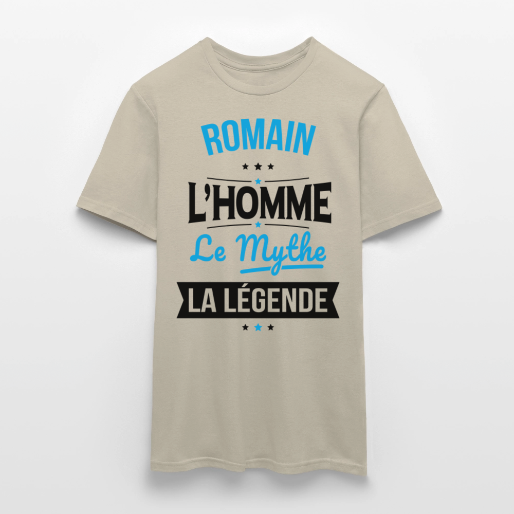T-shirt Homme - Romain - l'Homme - le Mythe - la Légende - beige sable