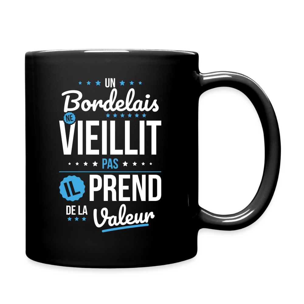 Mug uni - Un Bordelais ne vieillit pas - noir