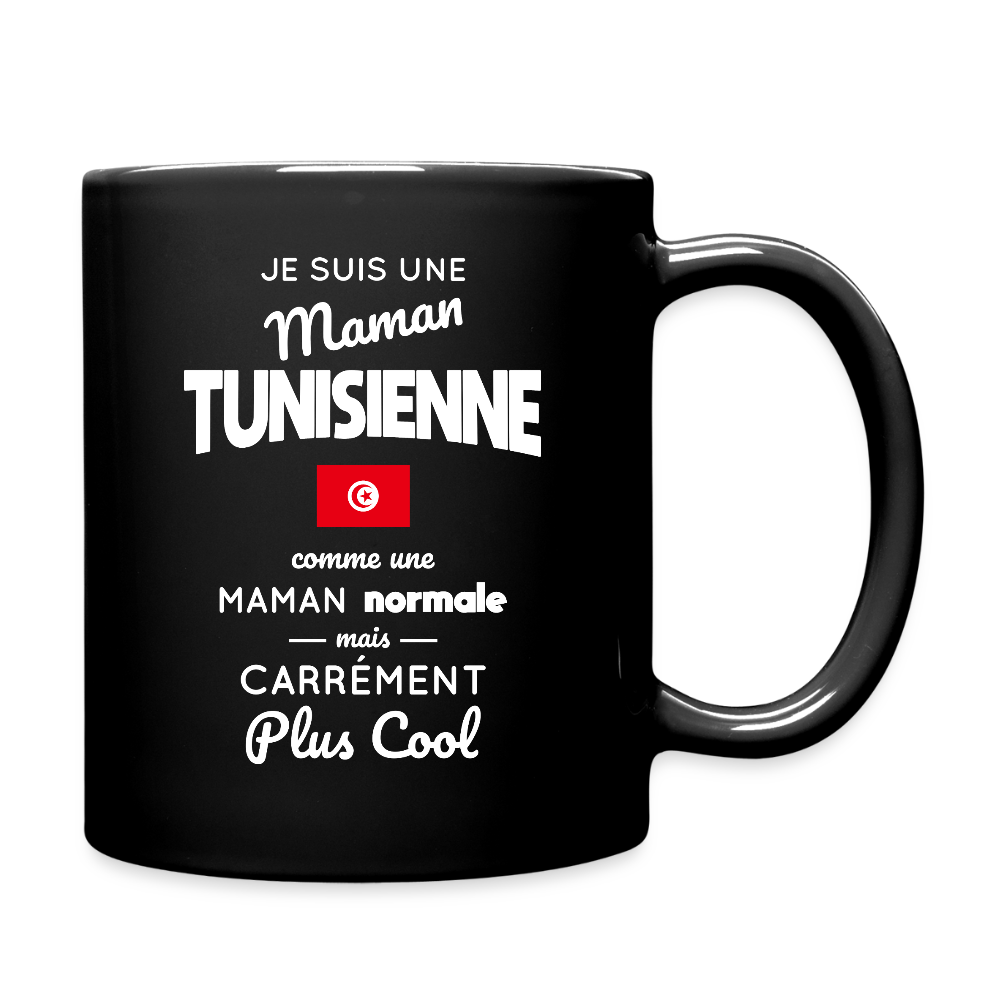 Mug uni - Maman Tunisienne plus cool - noir
