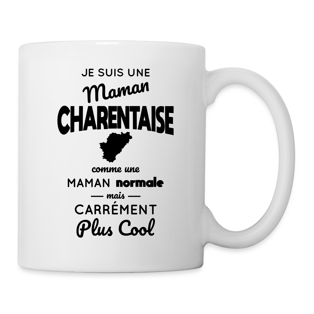 Mug blanc - Maman Charentaise plus cool - blanc
