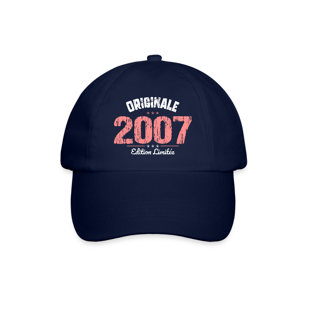 Casquette classique - Anniversaire 18 Ans - Originale 2007 - bleu/bleu