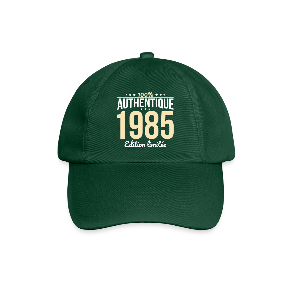 Casquette classique - Anniversaire 40 Ans - 100% Authentique 1985 - vert bouteille