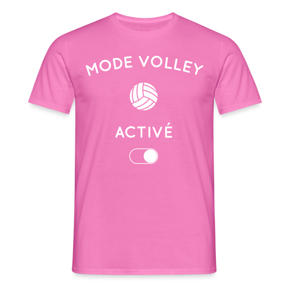 T-shirt Homme - Mode volley activé - rose