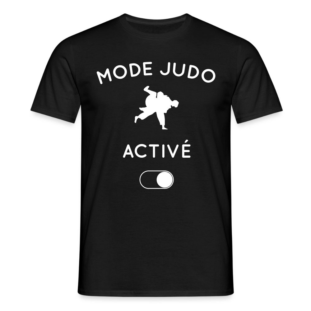 T-shirt Homme - Mode judo activé - noir