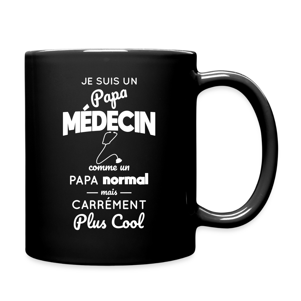 Mug uni - Papa médecin plus cool - noir