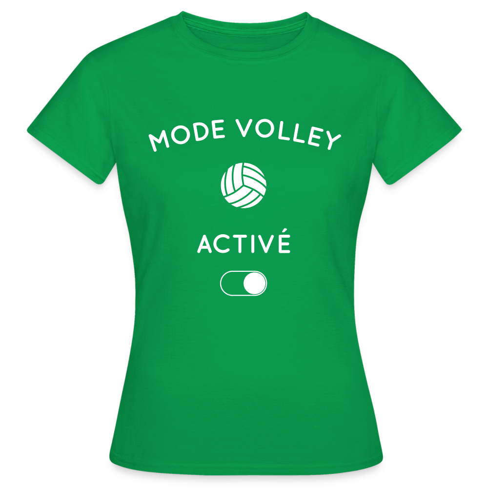 T-shirt Femme - Mode volley activé - vert