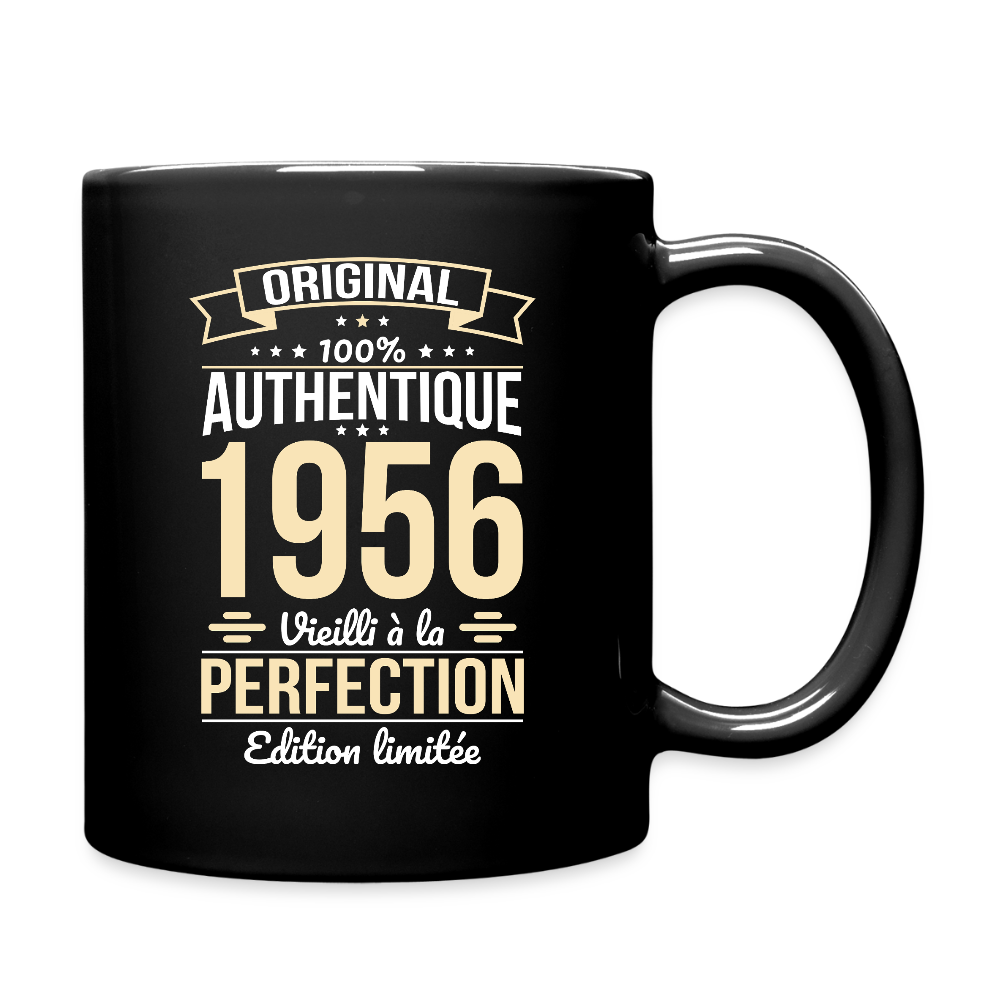 Mug anniversaire homme 70 ans – Original 1956 - noir