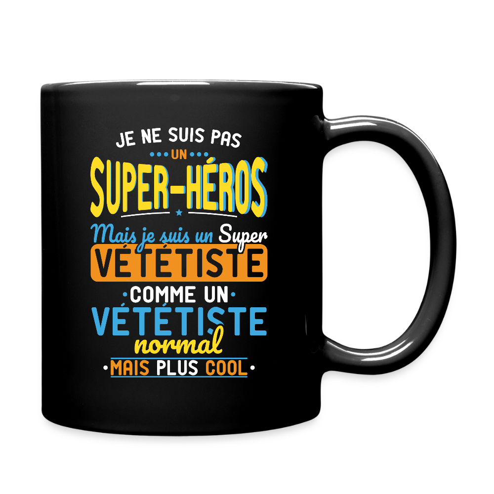 Mug uni - Pas un Super-Héros mais un super Vététiste - noir