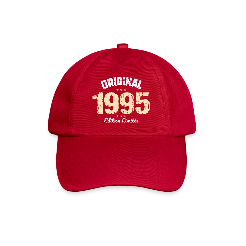 Casquette classique - Anniversaire 30 Ans - Original 1995 - rouge classique