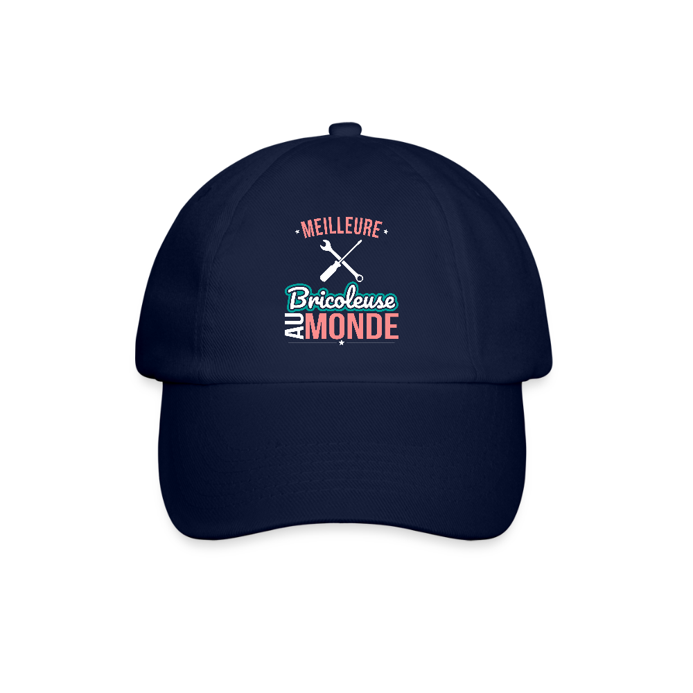 Casquette classique - Meilleure bricoleuse au monde - bleu/bleu