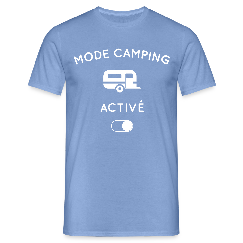 T-shirt Homme - Mode camping activé - carolina blue