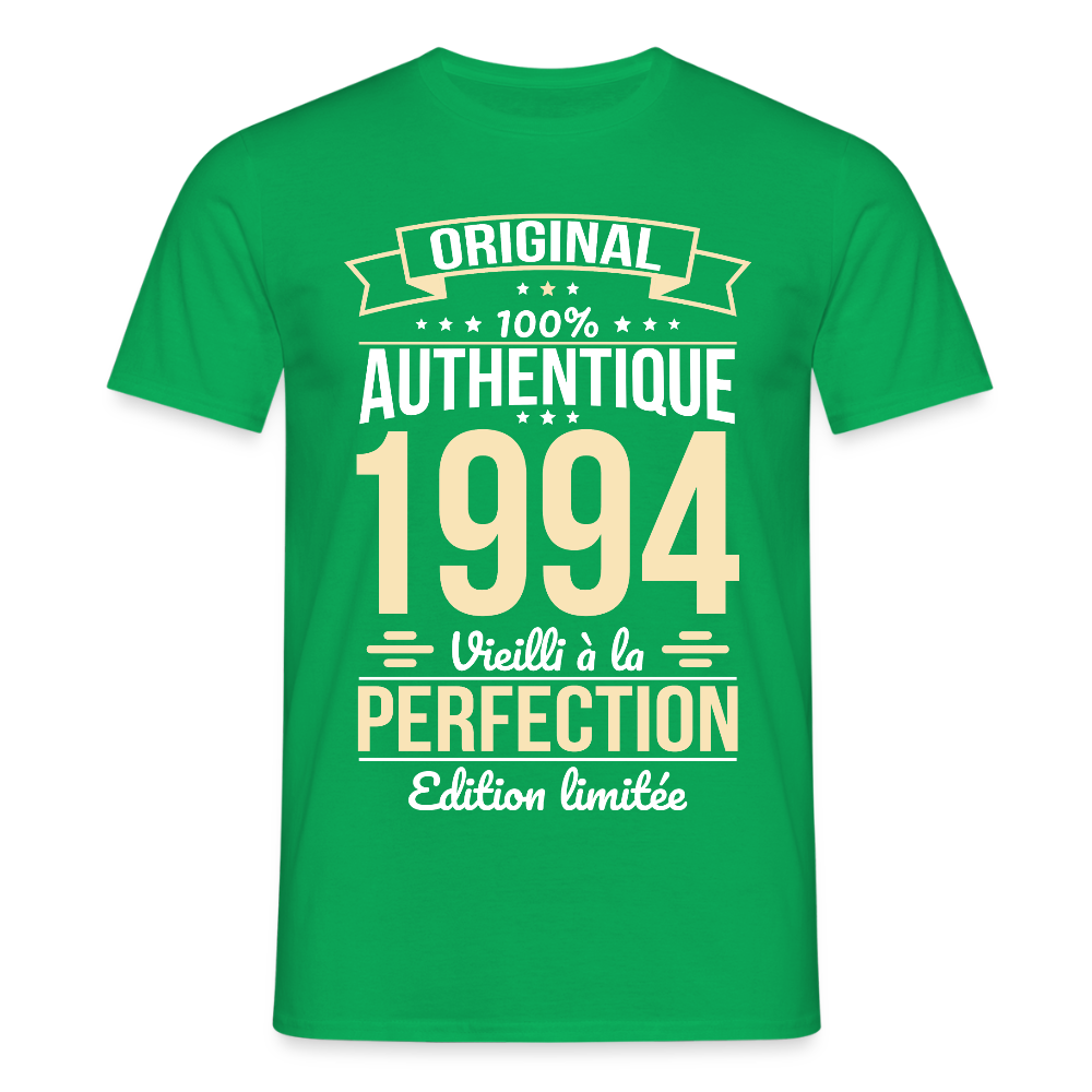 T-shirt Homme - Anniversaire 31 Ans - Original 1994 - vert