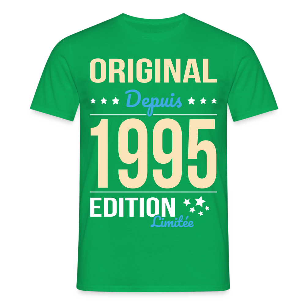T-shirt Homme - Anniversaire 30 Ans - Original depuis 1995 - vert