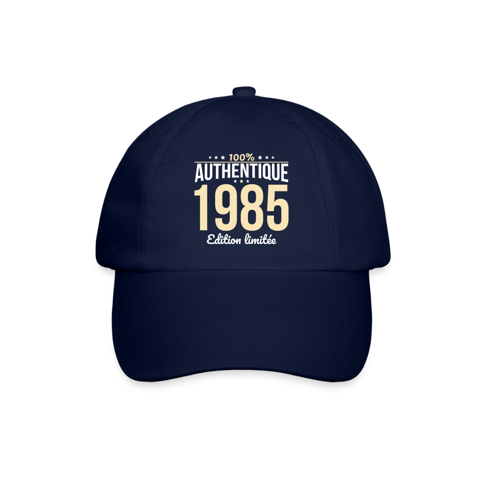 Casquette classique - Anniversaire 40 Ans - 100% Authentique 1985 - bleu/bleu