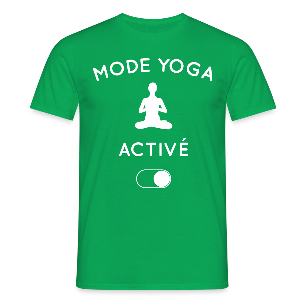T-shirt Homme - Mode yoga activé - vert