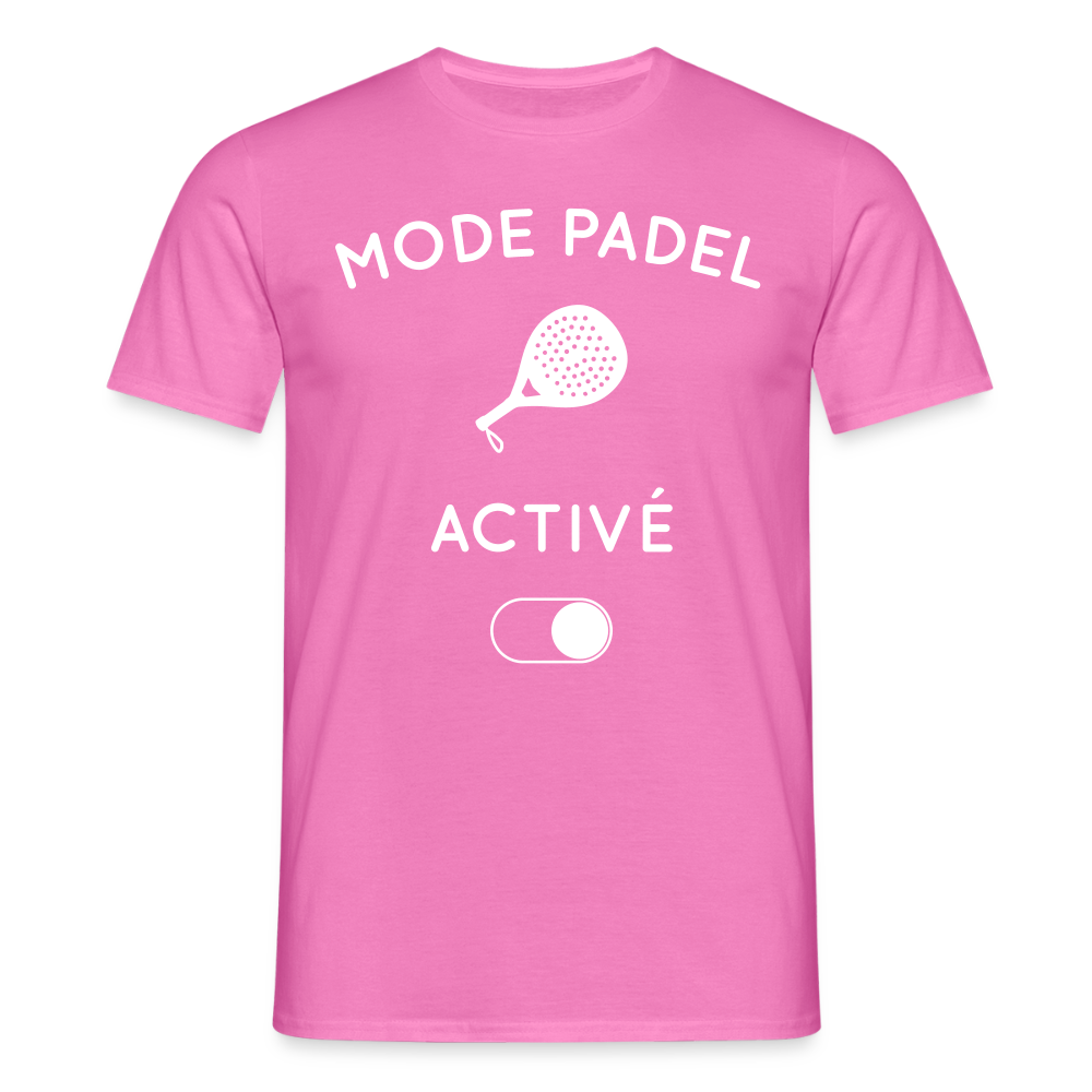 T-shirt Homme - Mode padel activé - rose