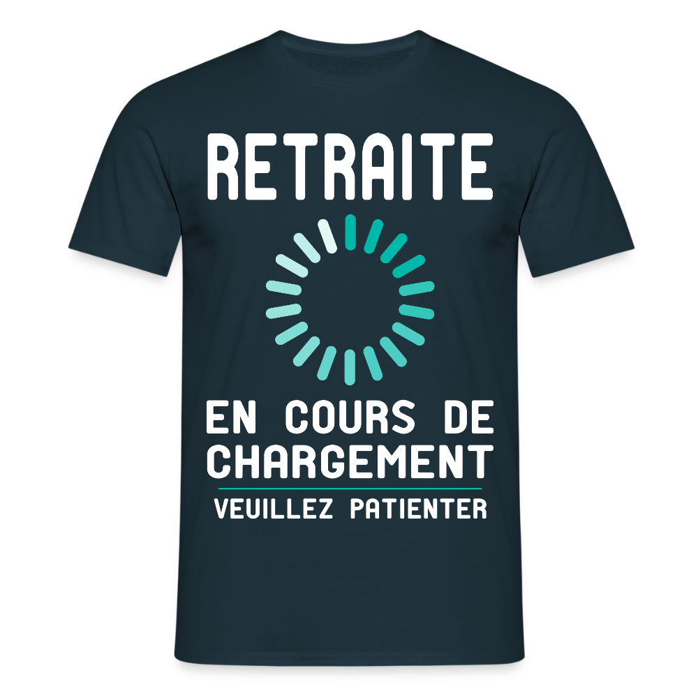 T-shirt Homme - Retraite en cours de chargement - marine
