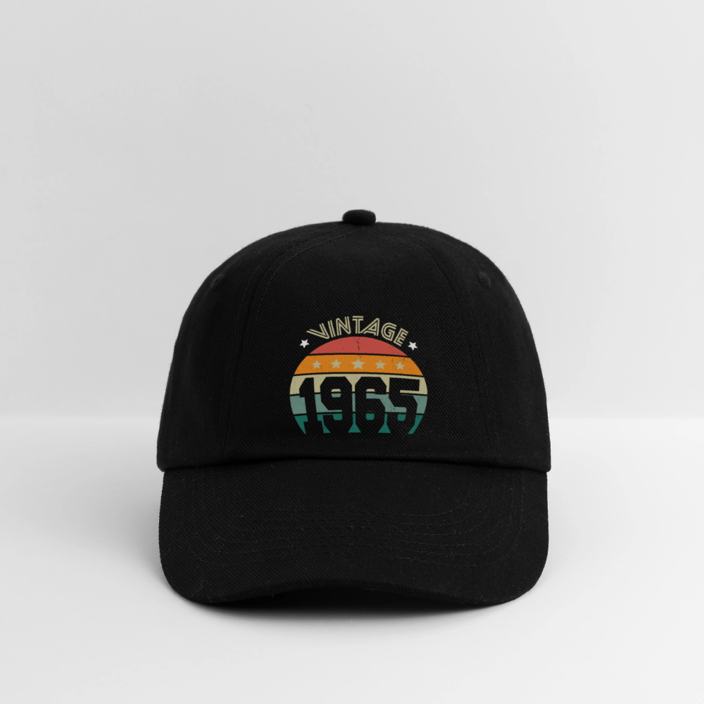 Casquette classique - Anniversaire 60 Ans - Vintage 1965 - noir/noir