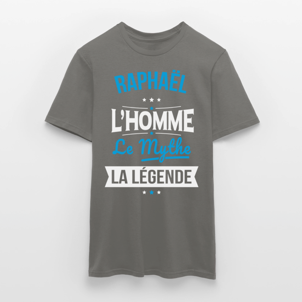 T-shirt Homme - Raphaël - l'Homme - le Mythe - la Légende - gris graphite