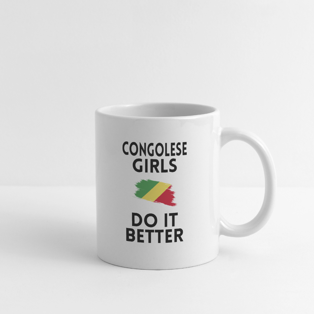 Mug blanc - Congolese Girls Do It Better - blanc