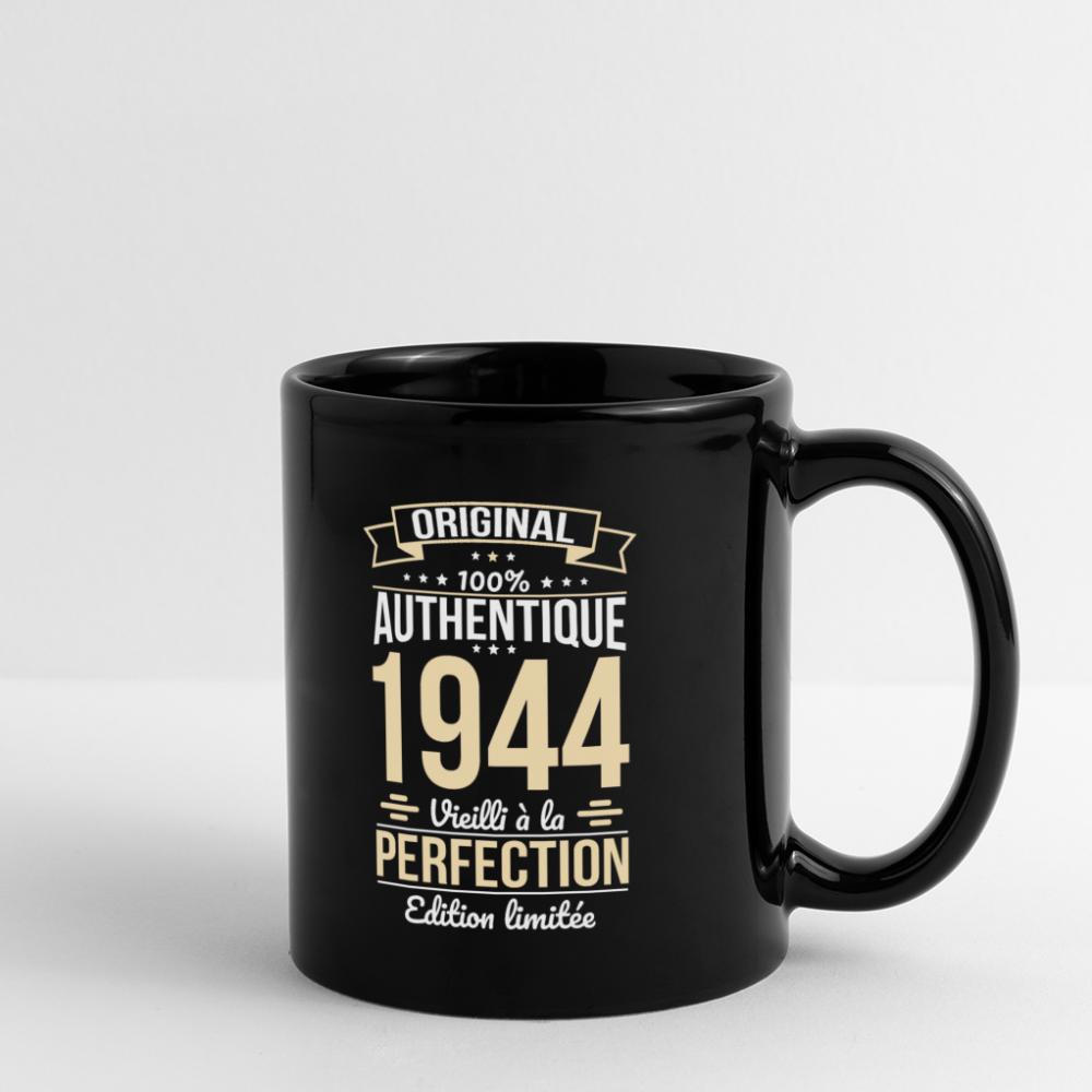 Mug uni - Anniversaire 81 Ans - Original 1944 - noir