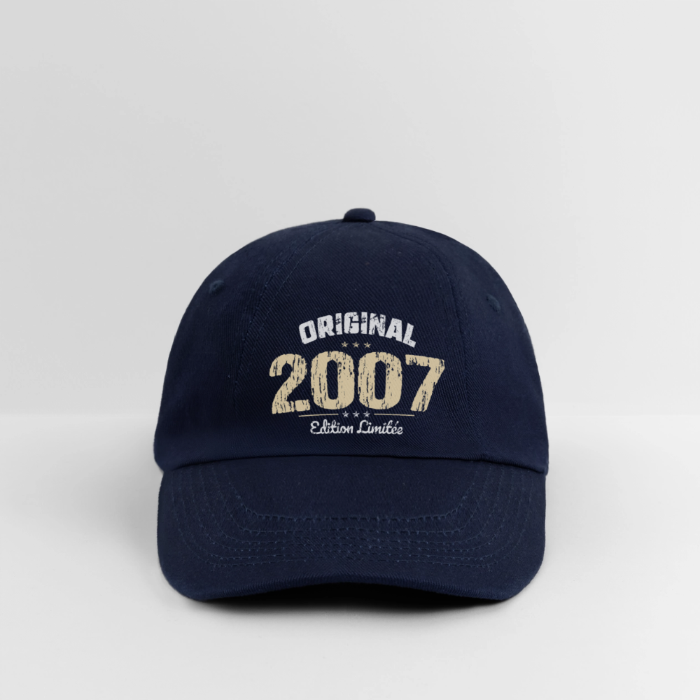 Casquette classique - Anniversaire 18 Ans - Original 2007 - bleu/bleu