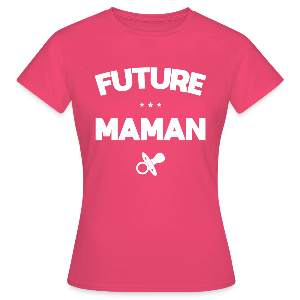 T-shirt Femme - Future Maman - rose azalée