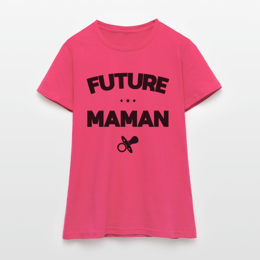 T-shirt Femme - Future Maman - rose azalée