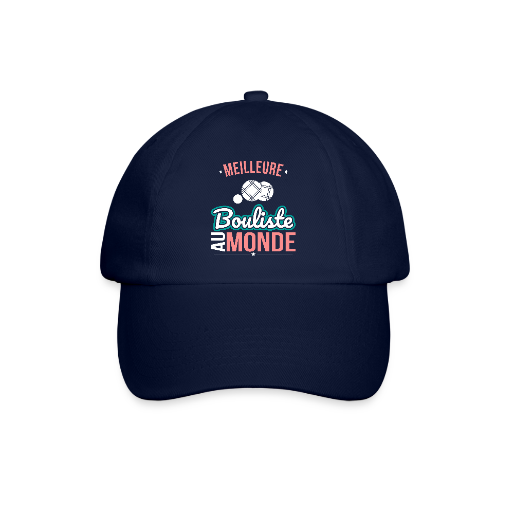 Casquette classique - Meilleure bouliste au monde - bleu/bleu