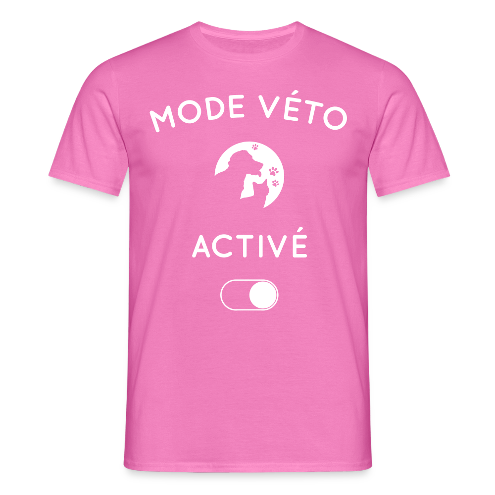 T-shirt Homme - Mode véto activé - rose