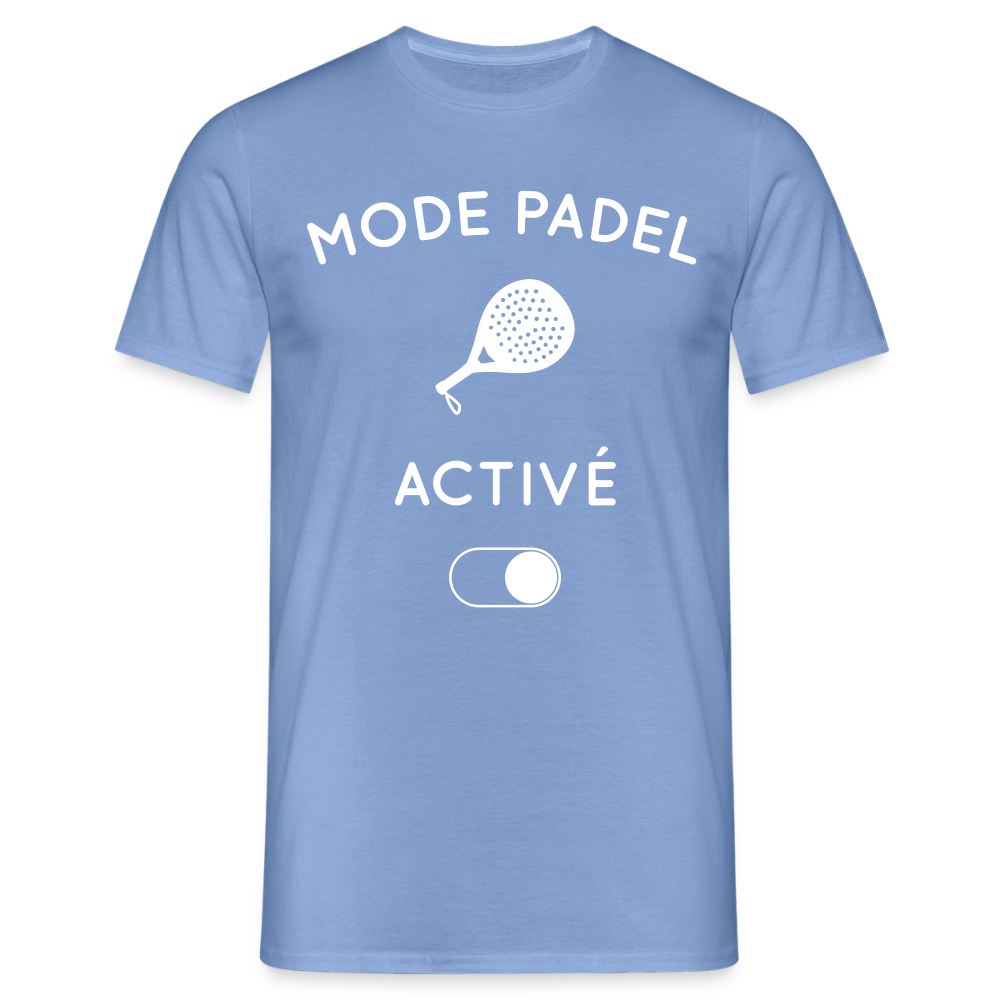 T-shirt Homme - Mode padel activé - carolina blue